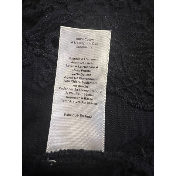 Talbots Women’s Top Large Peasant Top Tassels Embroidered - Picture 5 of 6